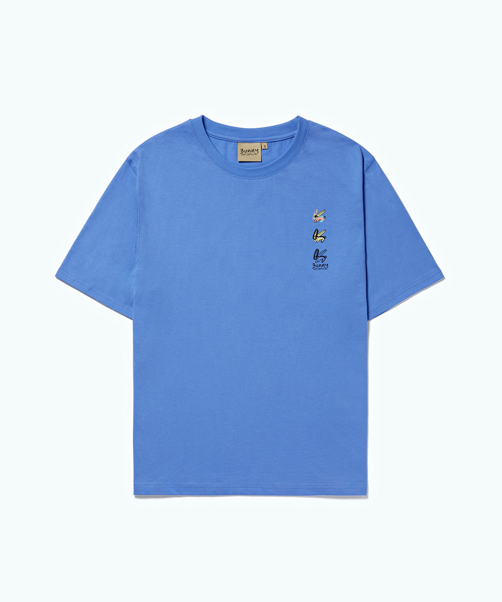 몽아모르 트리플 버니 티셔츠 Blue
